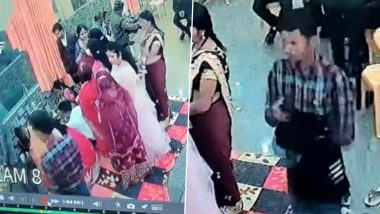 Video: Thief Sneakily Takes Away Woman's Jewellery Bag From Wedding Ceremony in UP's Chitrakoot, Gets Caught on CCTV